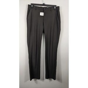 Greg Norman Men's Black Stretch Golf‎ Pants 34×32 – Performance Flat Front